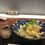 そば処 麓 - 百合根の天ぷらおろしぶっかけ