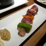 ビストロ＆バー ヴィスコ - 仏シャラン産鴨の串焼き