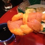 新和食 きくい - 知床 蝦夷馬糞うに〜＼(^o^)／