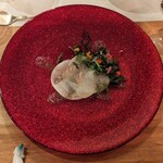 リストランテ ピノキオ - ヒラスズキの昆布締めカルパッチョ