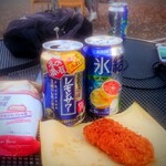 天政 - テイクして駒沢公園で食べたり