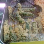 天政 - オクラの天ぷらうまかったー！