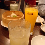 上海食苑 - ライチオレンジと茘枝酒