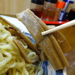 トーフラーメン 幸楊 - 【みそ辛子つけメン】一手間入ったメンマ
