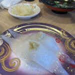 回転寿しトリトン - 味比べヤリイカ 山ワサビ 生姜