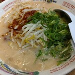 まるうまラーメンぷらっと博多No.1 - 素ラーメン450円+もやし100円