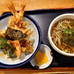 堀川 やまがそば - 天丼セット