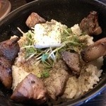 フスマにかけろ 中崎壱丁 中崎商店會1-6-18号ラーメン - バターペッパー豚丼(2013/5)