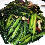 台湾家庭料理 福味香 - 特別オーダー、苦瓜の豆鼓炒めです