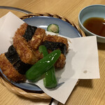 衣紋坂 - 豆腐の土佐揚げ