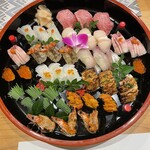 Sushi Kappou Kuroshio - テイクアウト人気Ｎｏ．１の10カンにぎり