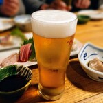 酒菜と炭 てりや - アサヒスーパードライ 生