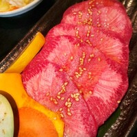 米澤牛DINING べこや - 牛タンランチの牛タン(R3.3.17撮影)