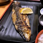魚の旨い店 - (ﾗﾝﾁ) 大とろサバの塩焼き　2022.12.12