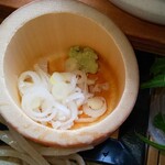 遊の丘 - 薬味(刻み葱、本山葵)(R3.3.20撮影)