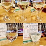 イタもん家 やってるよ - グラスワイン白　209円×5 ※私の分だけ