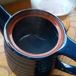 遊の丘 - さらさらタイプの蕎麦湯(R3.3.20撮影)