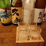 きち屋 - 日本酒４種飲み比べ