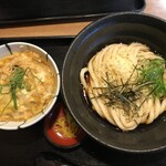 Teuchi Udon Kendonya - ぶっかけ+ミニカツ丼セット
