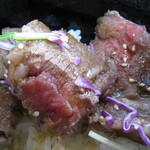 金澤屋牛肉店 - ステーキ丼の肉