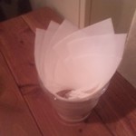 くるまり - オシャレに飾られたナプキン。