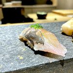 Gotanda Sushi Matsumoto - ⑤鯵