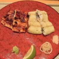 うなぎ 海雲 - 鰻の白焼きと蒲焼き