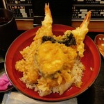 191742077 - デカイ海老二匹の天丼