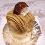 ケーキハウス ノリコ - 和栗のモンブラン470円（税抜）