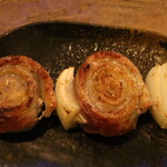 直どり - ぶたしそ巻き 250円(2022年12月)