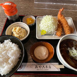 Miyako Honten - エビフライ定食1300円