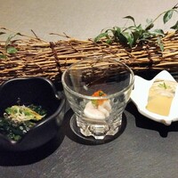KYOTO GOJO ONO - ホウレンソウ・白子・河豚の煮凝り