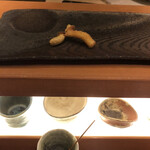 串揚げ 名倉 - 落花生のもやし揚げ、かなり珍しいです。たしかにピーナッツの味が少ししました。