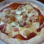 アルバトロス - マルゲリータ１２インチ（小エビ、ベーコントッピング）