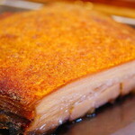 Crispy Hong Kong-style pork belly with skin