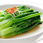 Boiled Gai Lan with Oyster Sauce