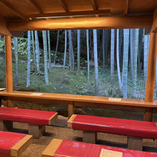 休耕庵 竹の庭の茶席_2