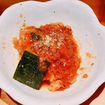 金澤旬料理 八兆屋 駅の蔵 - 鶏肉と南瓜のトマト煮込み