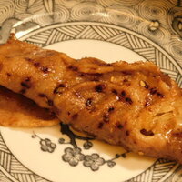 肉亭ふたご iki 本郷三丁目店 - 焼いたサーロイン出汁だれ焼き