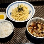 下木家 - つけ麺＋白ごはん小