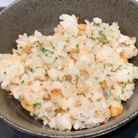 鉄板焼き あさひ - ガーリックライス