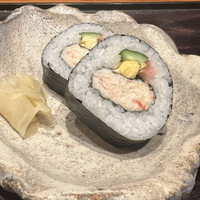 銀座 蟹みつ - 蟹海苔巻き