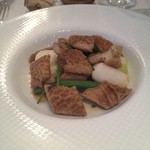 レストラン アラジン - 茹野菜とトリップのムニエル 2013-5