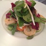 レストラン アラジン - 小エビと茹野菜のサラダ 2013-5