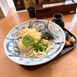 郷屋敷 - ふぐ天婦羅ぶっかけうどん(冷) 1300円