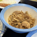 Matsuya - 小鉢はミニ牛皿を選択