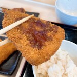 ○屋 - アジフライにはソースでしょう