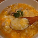 Tamagoyaki Akaoni Toukyou - トロトロの雑炊みたいな感じです