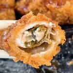 ○屋 - 揚げたて熱々なカキフライ