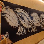 Goenya Hashimura - 店内の壁画 202212